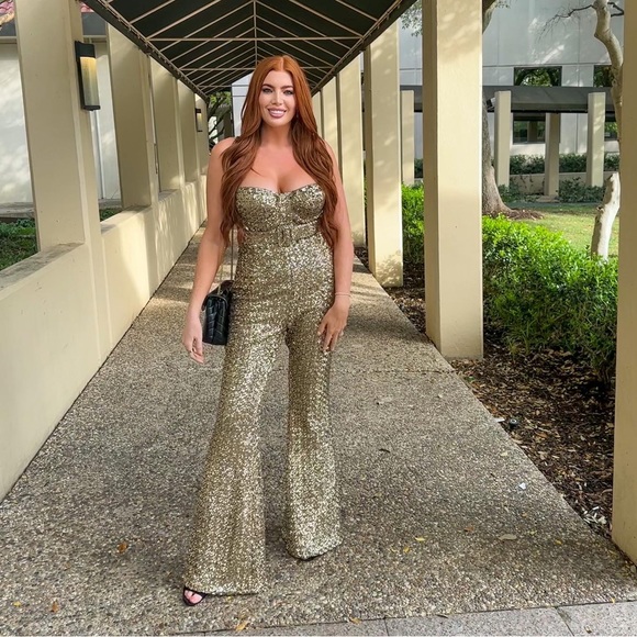 Nadine Merabi Lucinda jumpsuit XL worn for 30min. - Picture 6 of 6